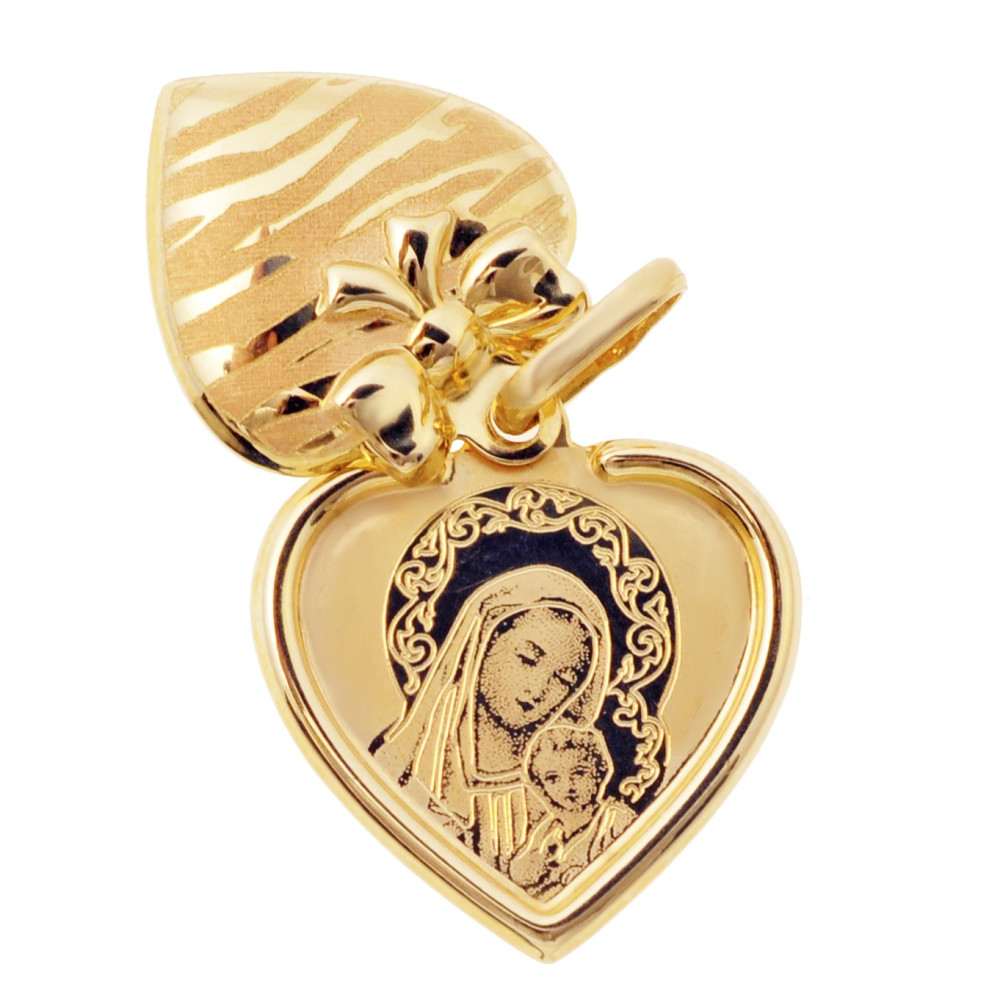 Anhänger Kettenanhänger Gold Goldanhänger Herz 585er 14KT