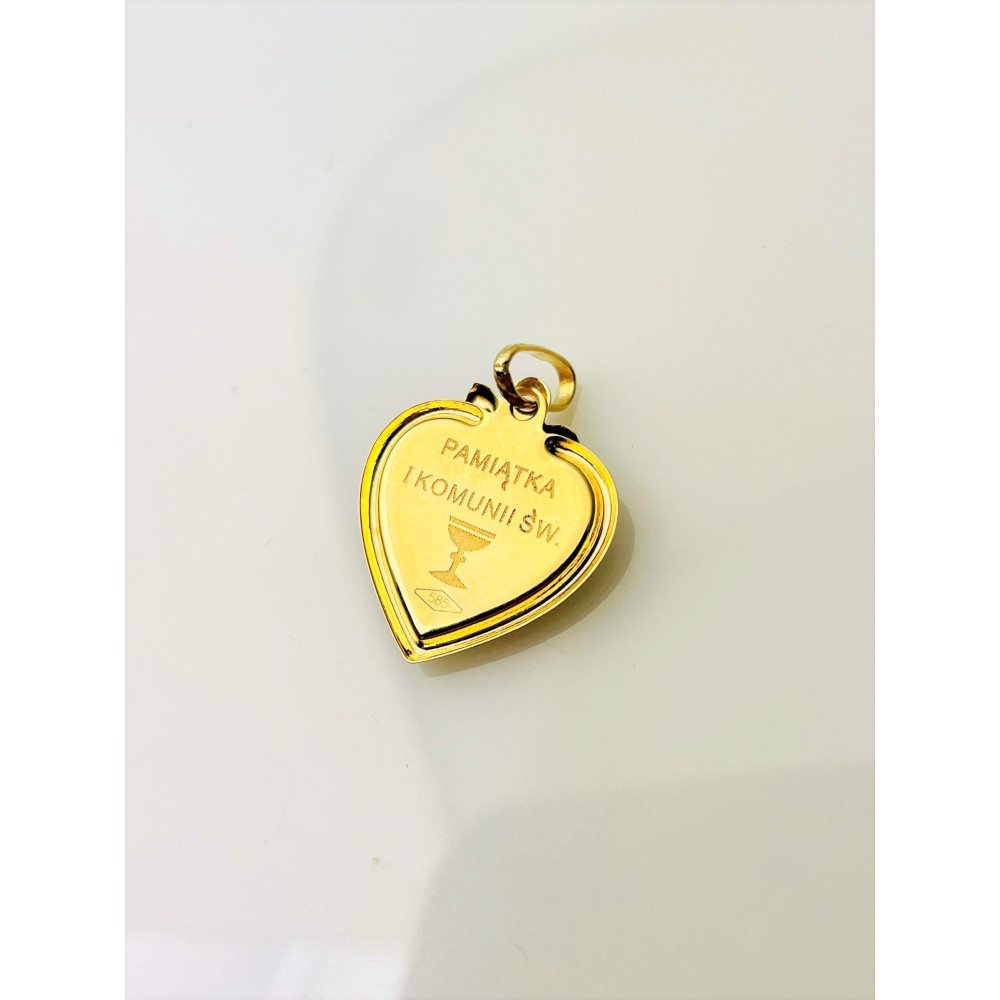 Anhänger Kettenanhänger Gold Goldanhänger Herz 585er 14KT