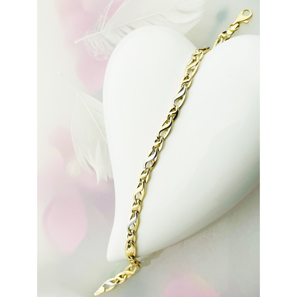 Damen Goldarmband Armband Armkette Gelbgold