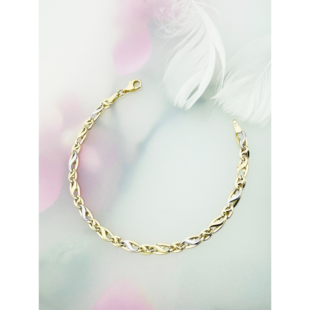 Damen Goldarmband Armband Armkette Gelbgold