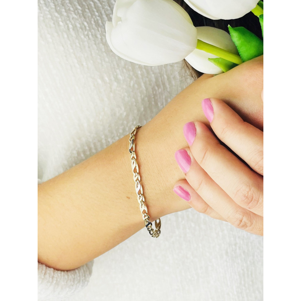 Damen Goldarmband Armband Armkette Gelbgold