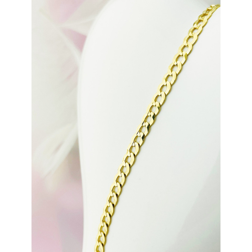 Armbänder Armkette Panzerkette Platte Cuban Panzer Goldarmband Gold 375er