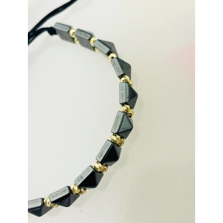 Armband Armkette String Armband goldenen Perlen und Hämatit