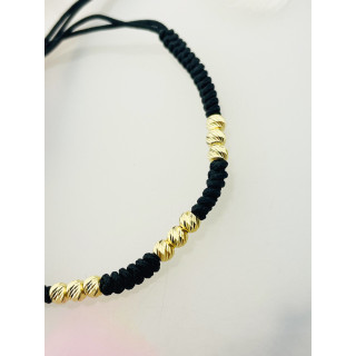 Armband Armkette String Armband goldenen Perlen Gold 585er 14KT