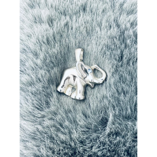 Elefant 925 Silber Damen Medaillon Anhänger mit Zirkonia