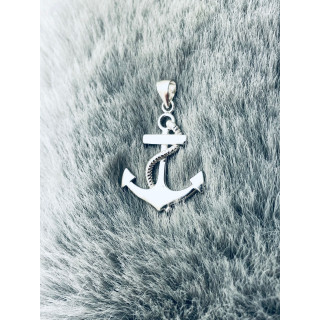 Anker 925 Silber Damen Medaillon Anhänger