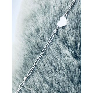 copy of Złota bransoletka celebrytka serce nieskończoność