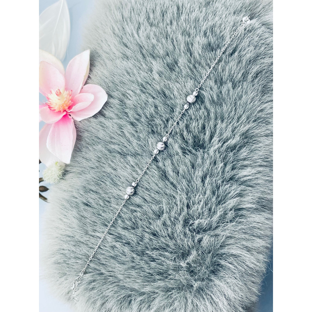 925 Silber mit Kugel Armband