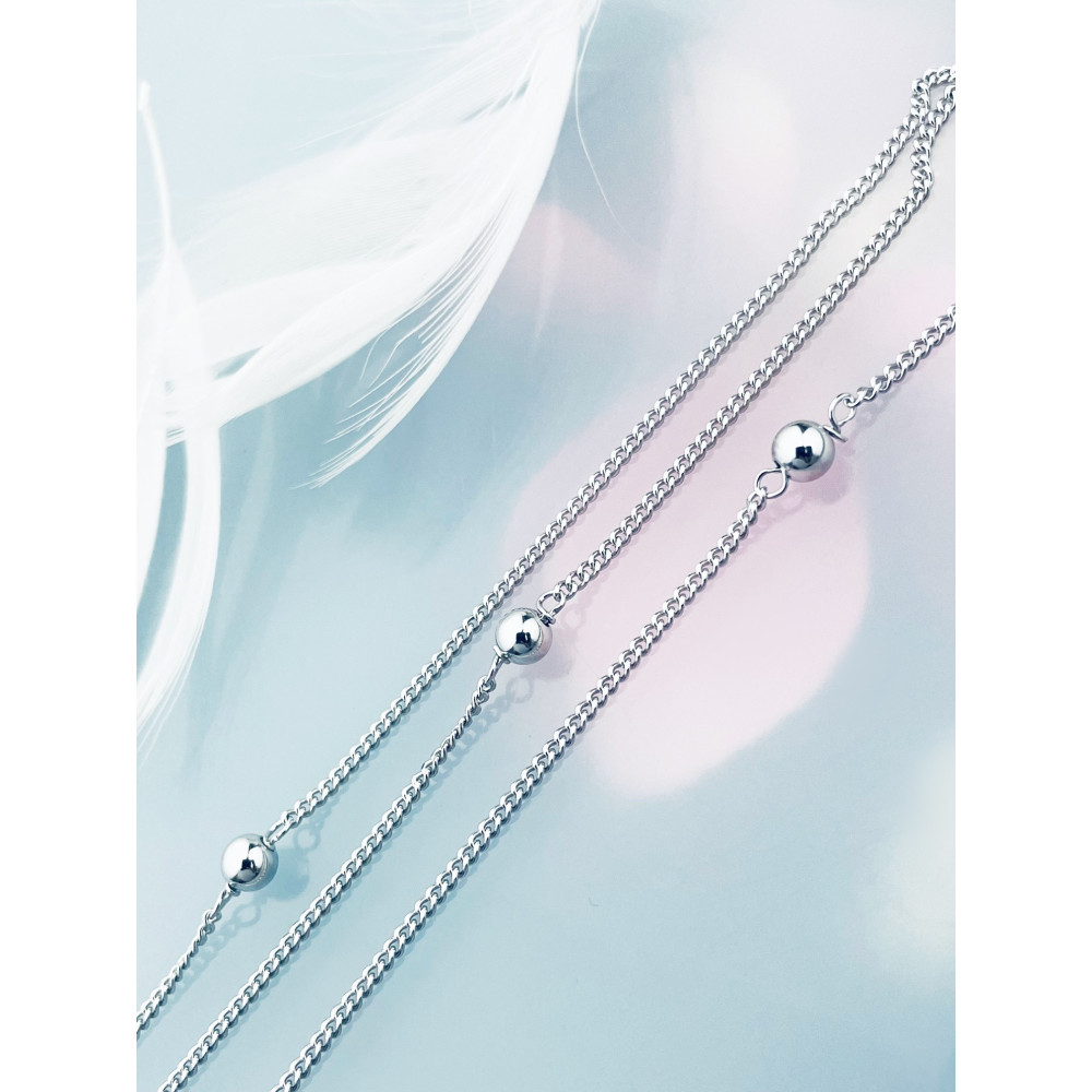 925 Silber mit Kugel Armband