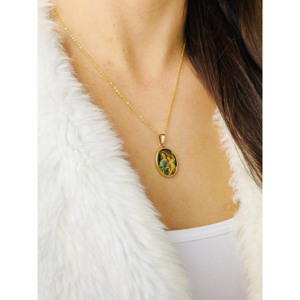 copy of Złoty Medalik Zawieszka Pan Jezus