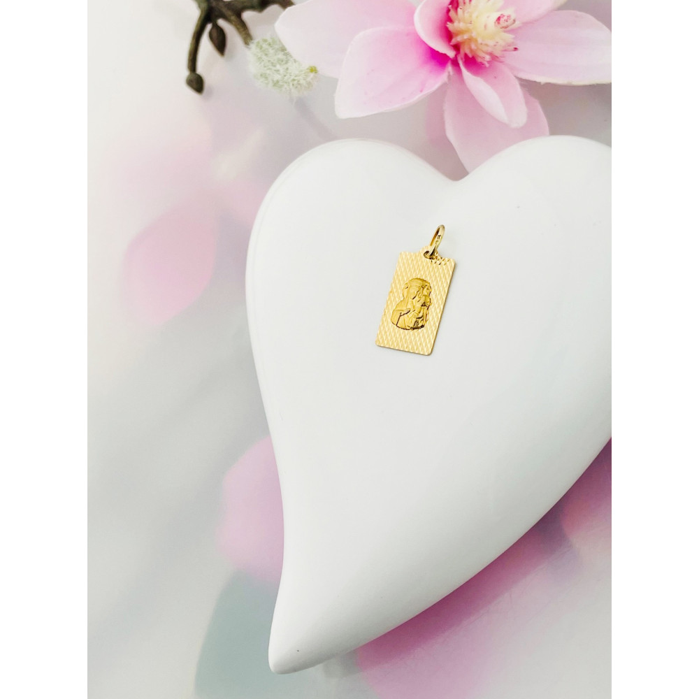 Anhänger Madonna Maria Goldanhänger Erstkommunion 585er 14KT