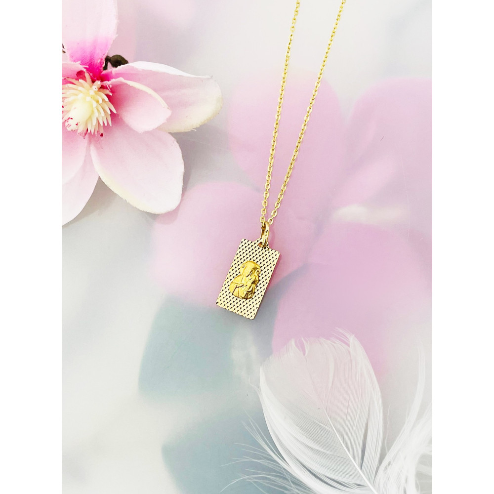 Anhänger Madonna Maria Goldanhänger Erstkommunion 585er 14KT