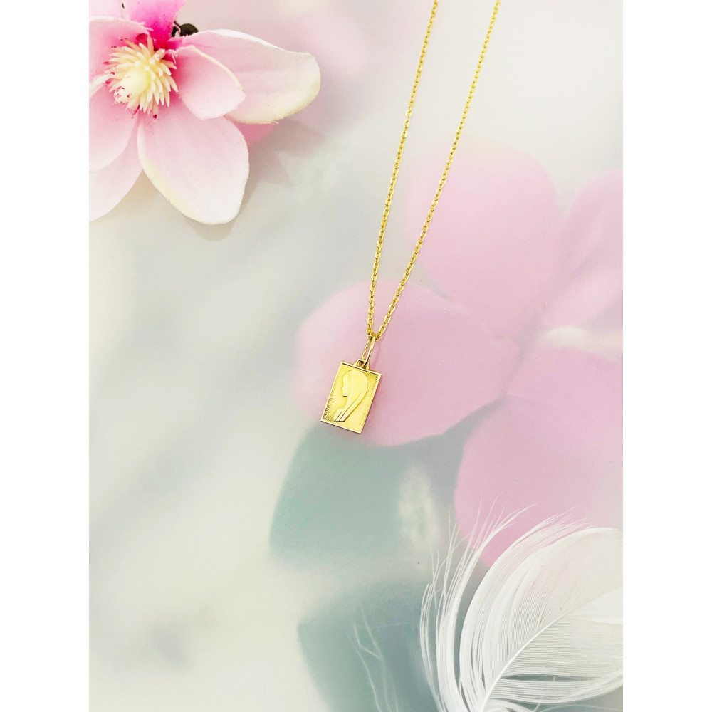 Anhänger Madonna Maria Goldanhänger Erstkommunion 585er 14KT