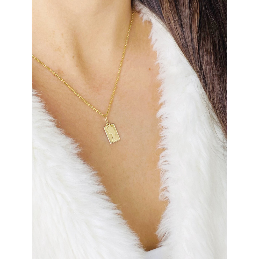 Anhänger Madonna Maria Goldanhänger Erstkommunion 585er 14KT