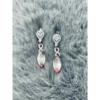 Träne 925 Silber Ohrringe mit Zirkonia