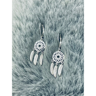 925 Silber Traumfänger Ohrringe