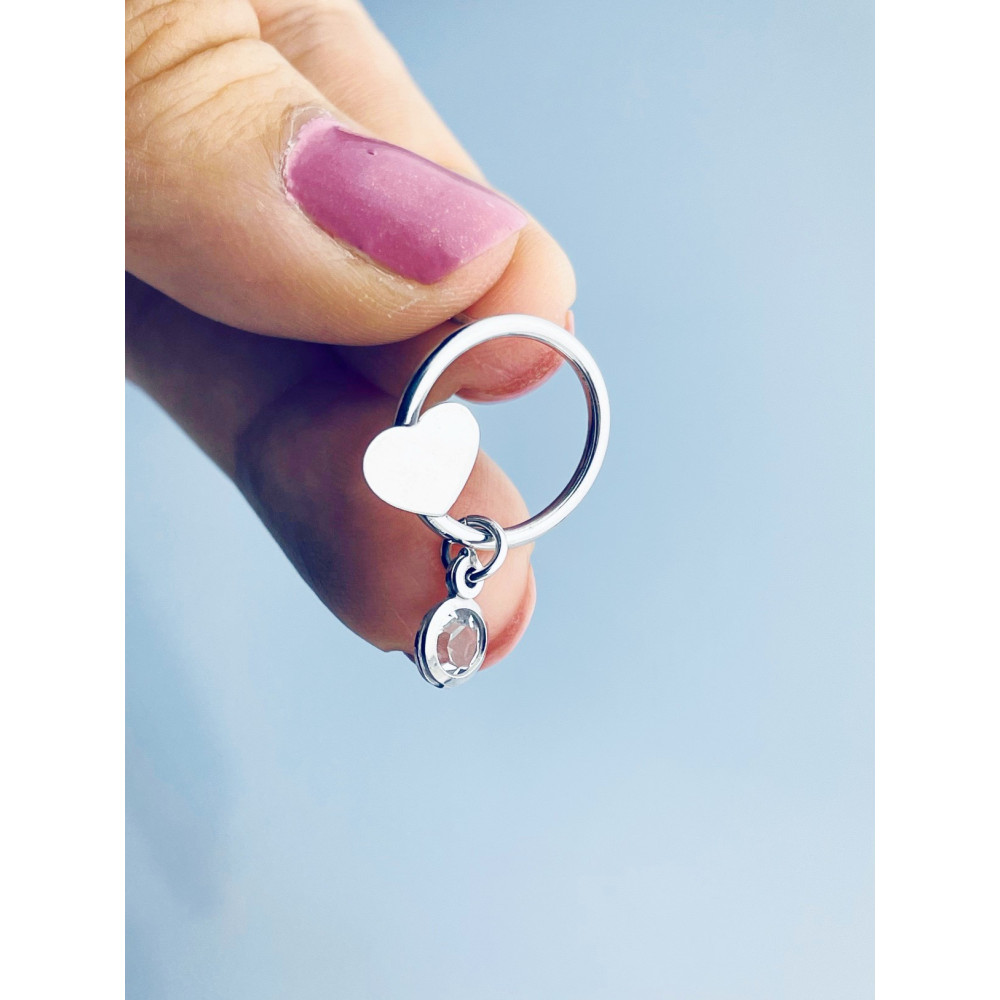 copy of Złote kolczyki przecinki z cyrkoniami