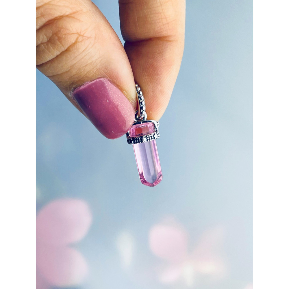 925 Silber Damen Medaillon Anhänger mit Zirkonia