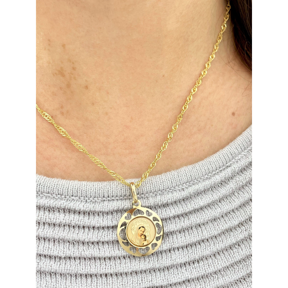 copy of Złoty Medalik Zawieszka Pan Jezus