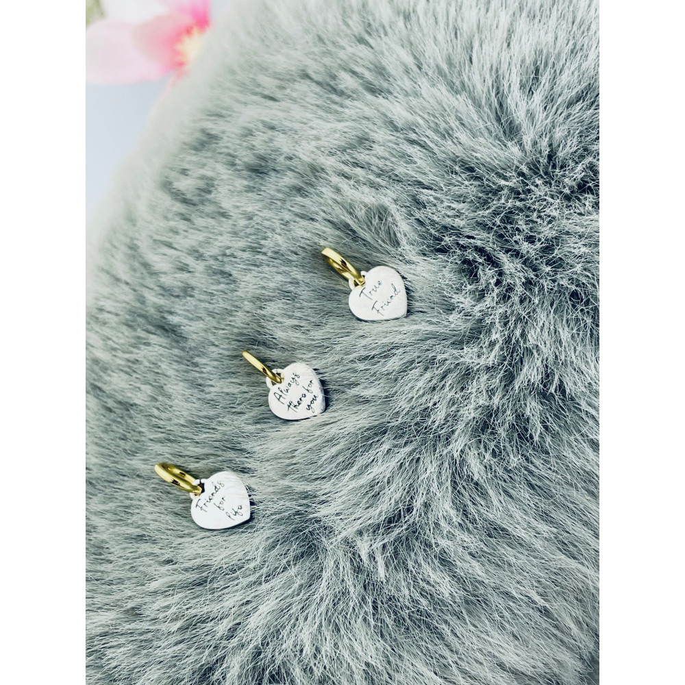 925 Silber Damen Medaillon Anhänger Herz