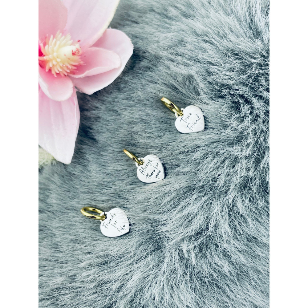 925 Silber Damen Medaillon Anhänger Herz