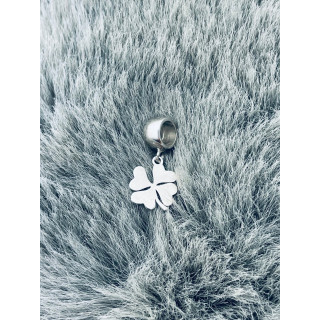 Kleeblatt 925 Silber Anhänger Charms