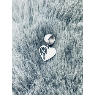 Herz 925 Silber Anhänger Charms