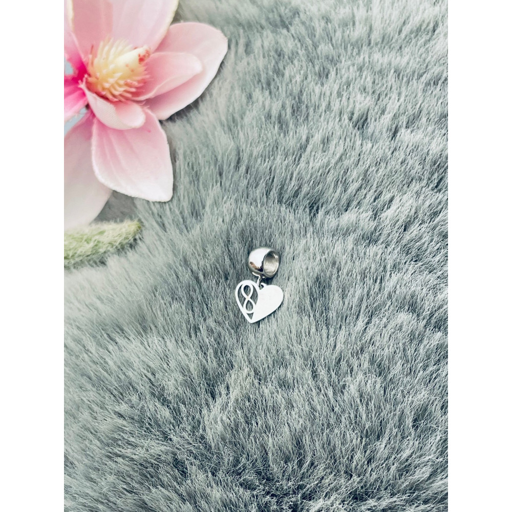 Herz 925 Silber Anhänger Charms