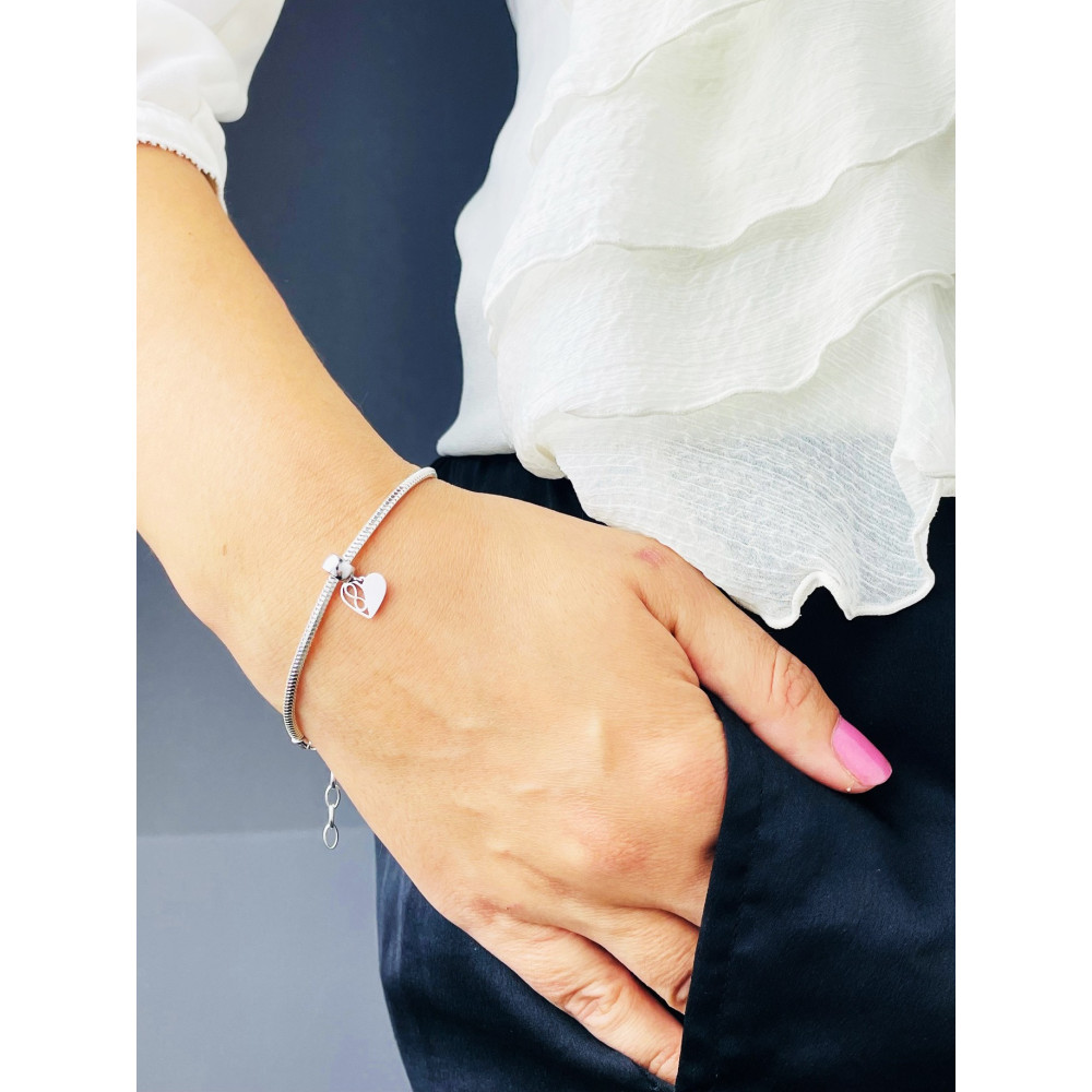 Herz 925 Silber Anhänger Charms