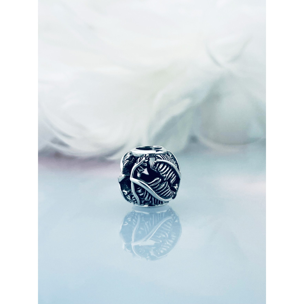 Kugel 925 Silber Anhänger Charms Vintage