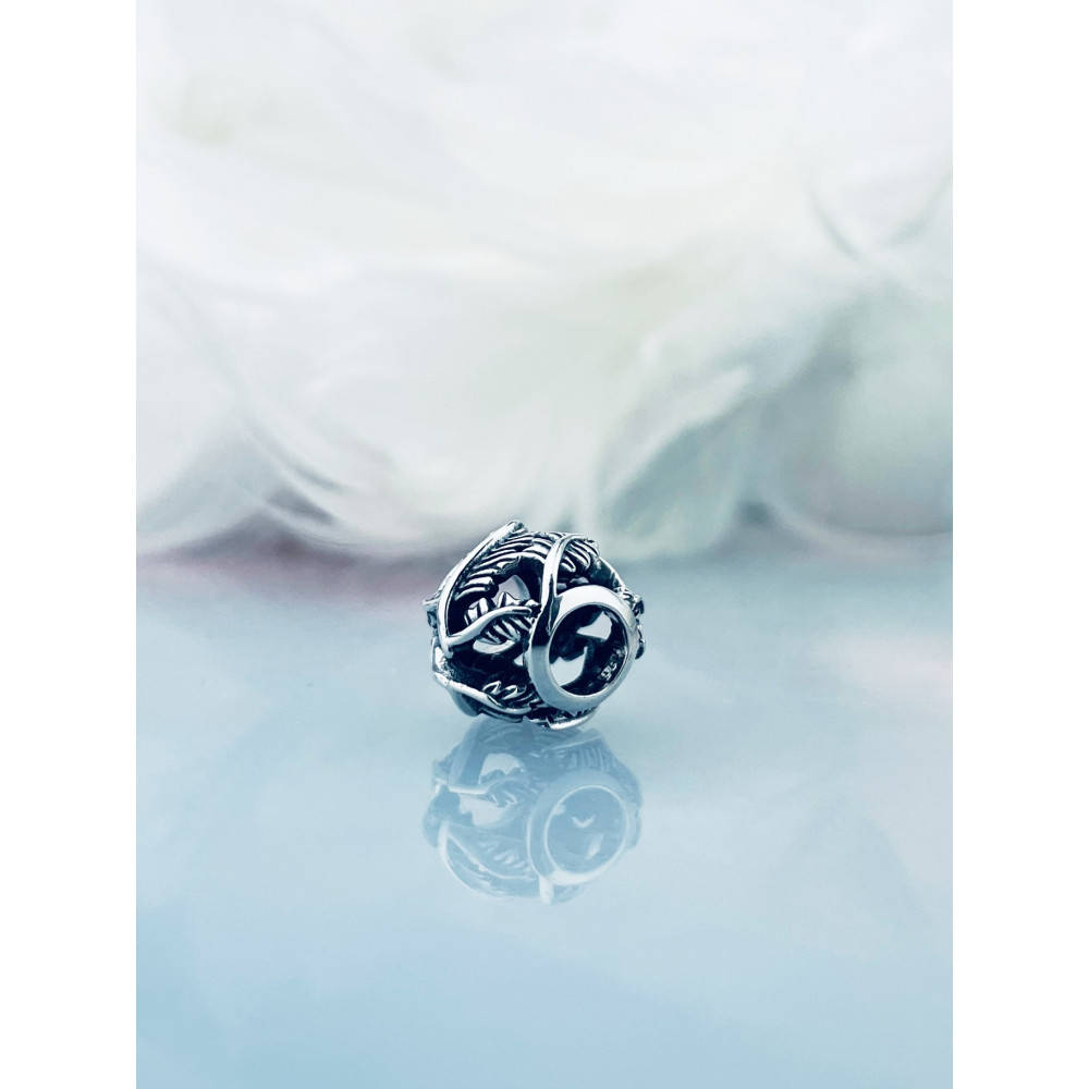 Kugel 925 Silber Anhänger Charms Vintage