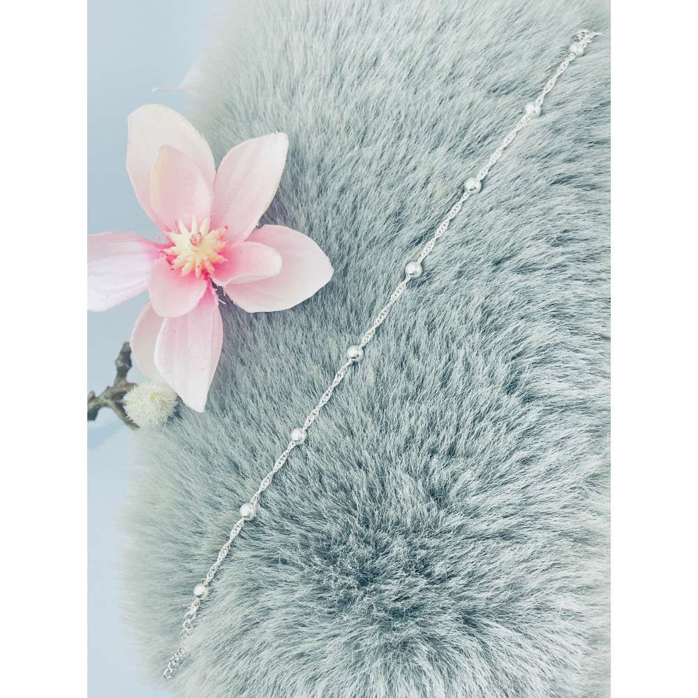 925 Silber mit Kugel Armband Singapure Magic