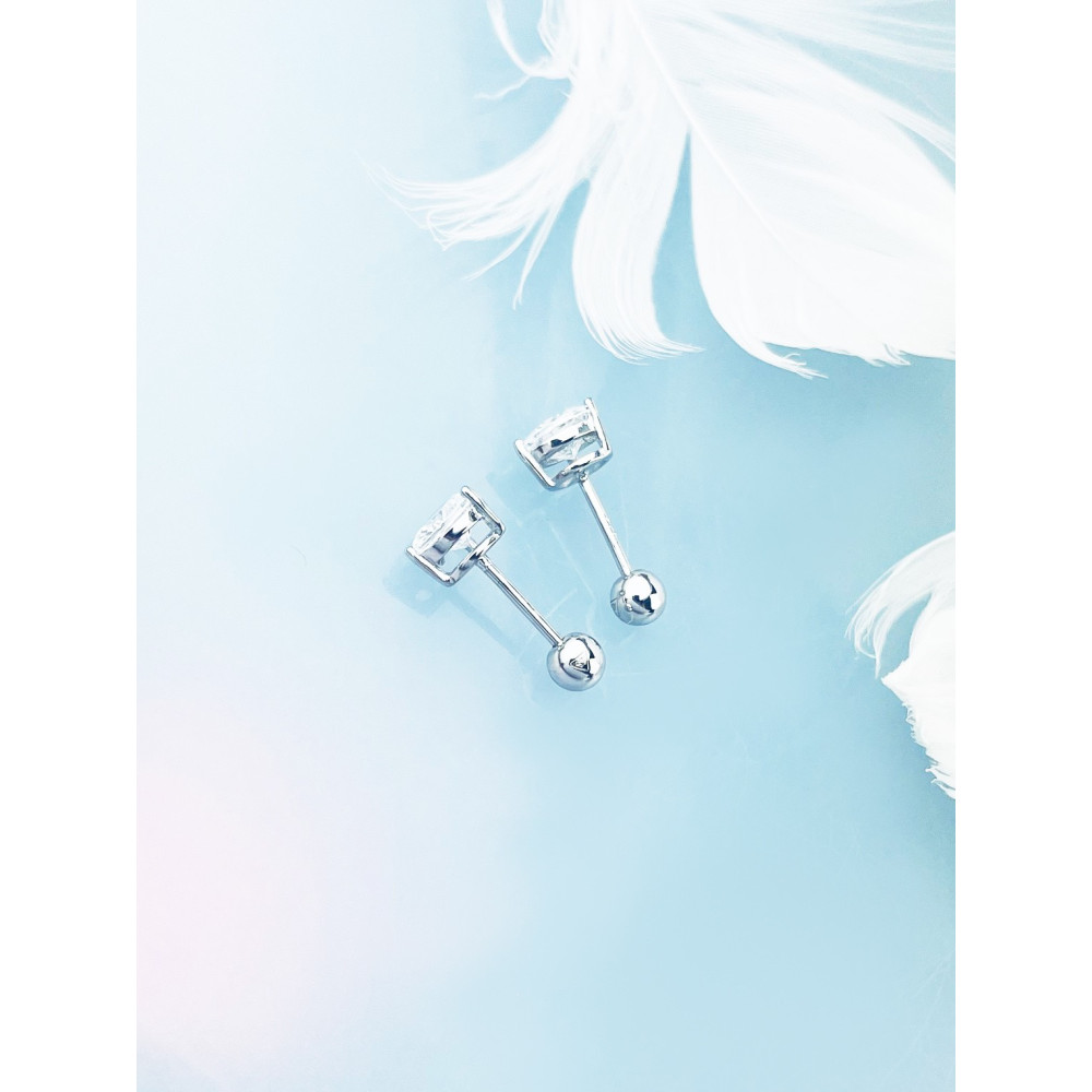 925 Silber Ohrringe mit Zirkonia