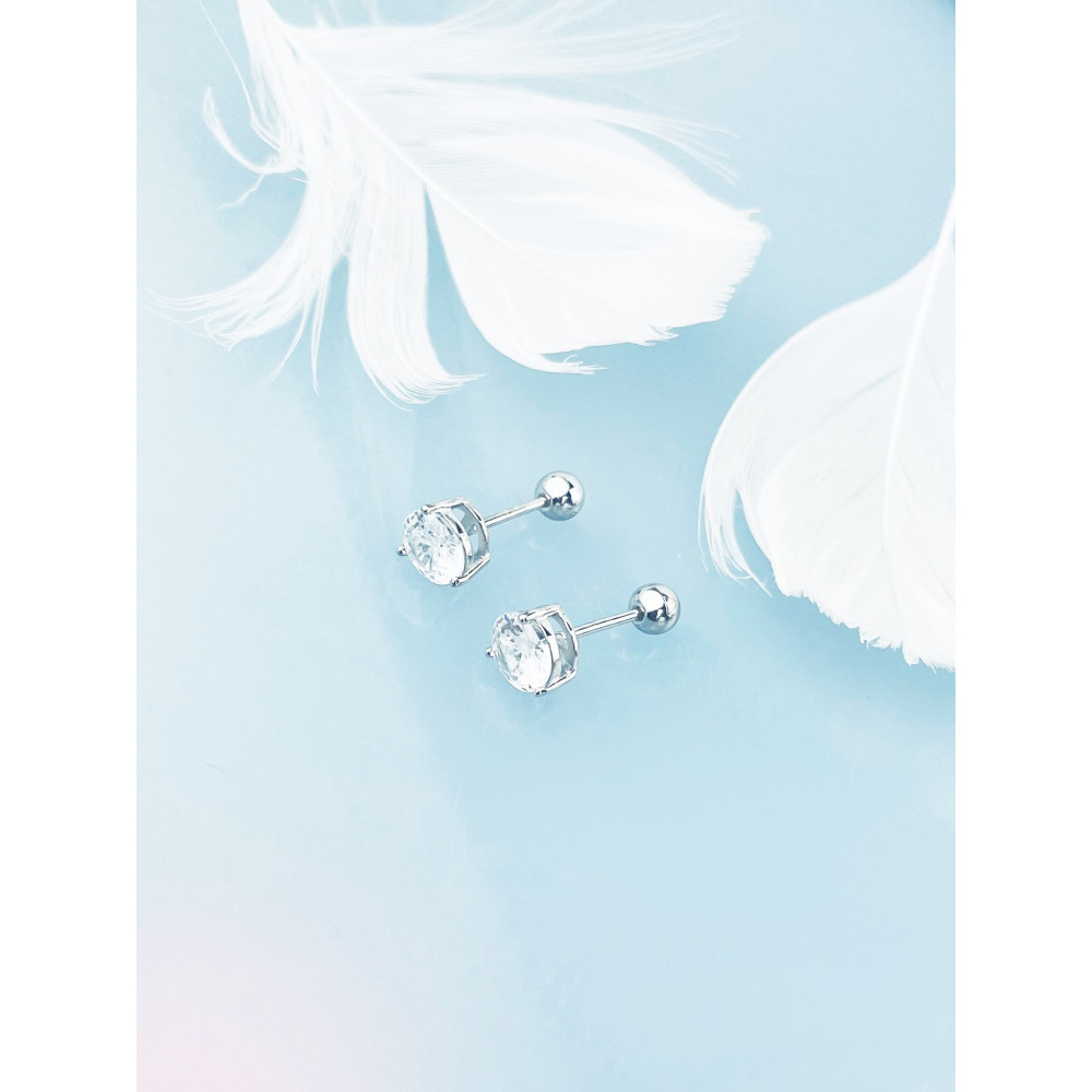 925 Silber Ohrringe mit Zirkonia