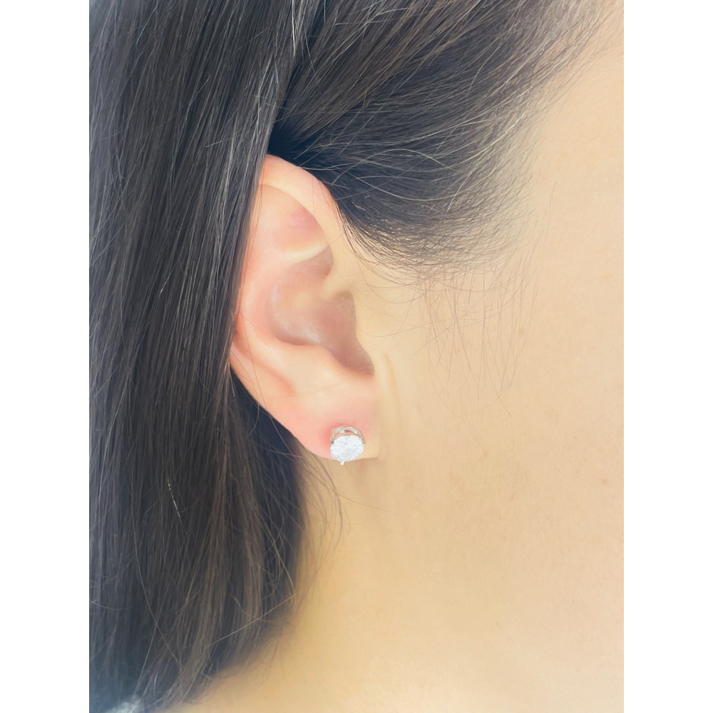 925 Silber Ohrringe mit Zirkonia