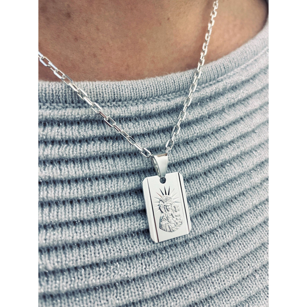 Silber Anhänger Madonna Maria mit Jesuskind Erstkommunion 925er