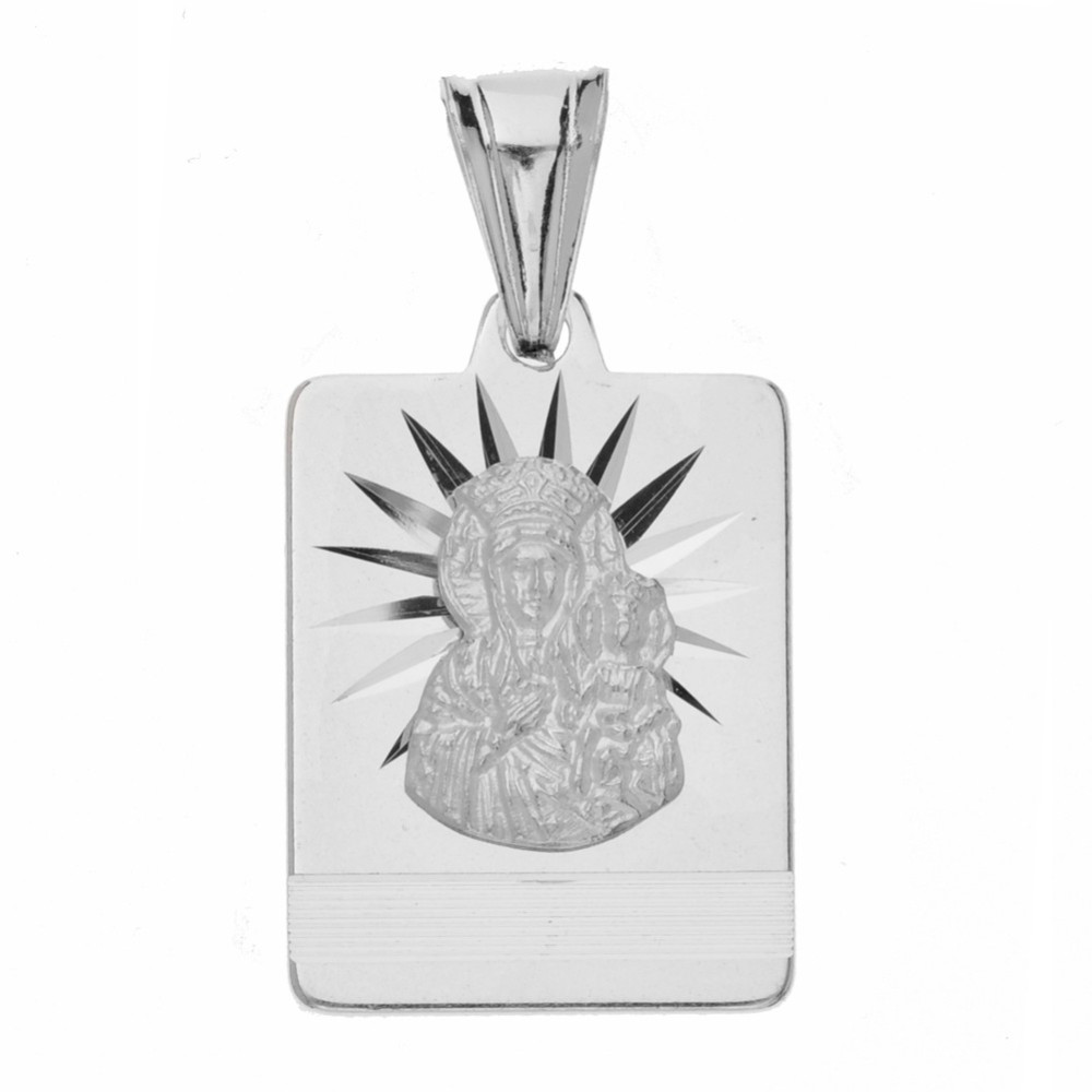 Silber Anhänger Madonna Maria mit Jesuskind Erstkommunion 925er