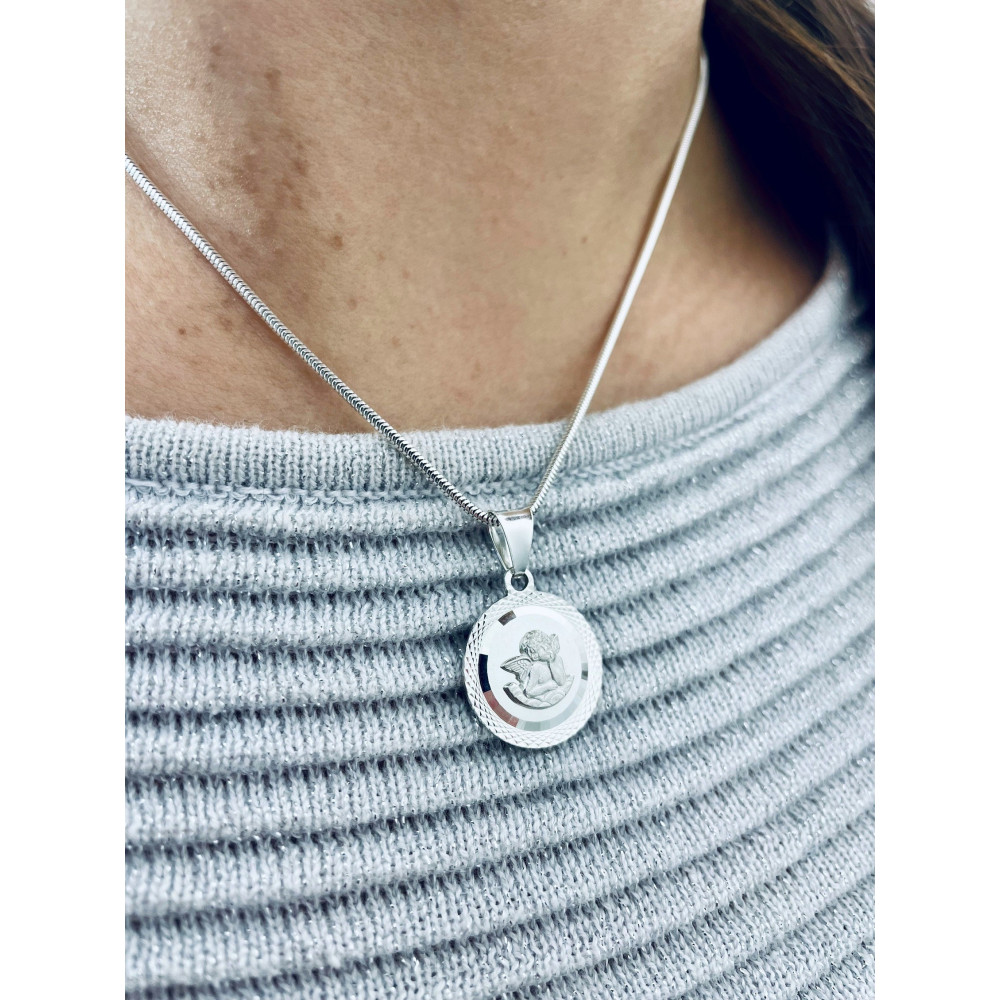 Silber Anhänger Schutzengel Engel Kettenanhänger 925er