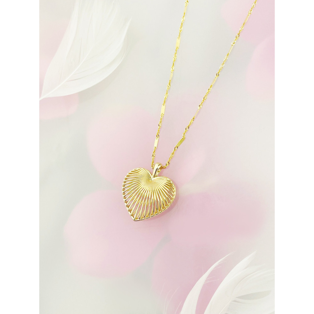 copy of Złoty wisiorek zawieszka rozeta ażurowa