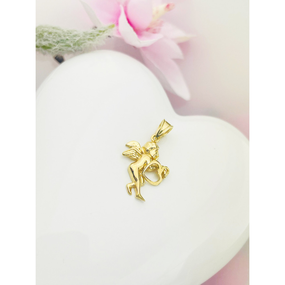 Anhänger Amor Kettenanhänger Gelbgold Goldanhänger 333er 8KT