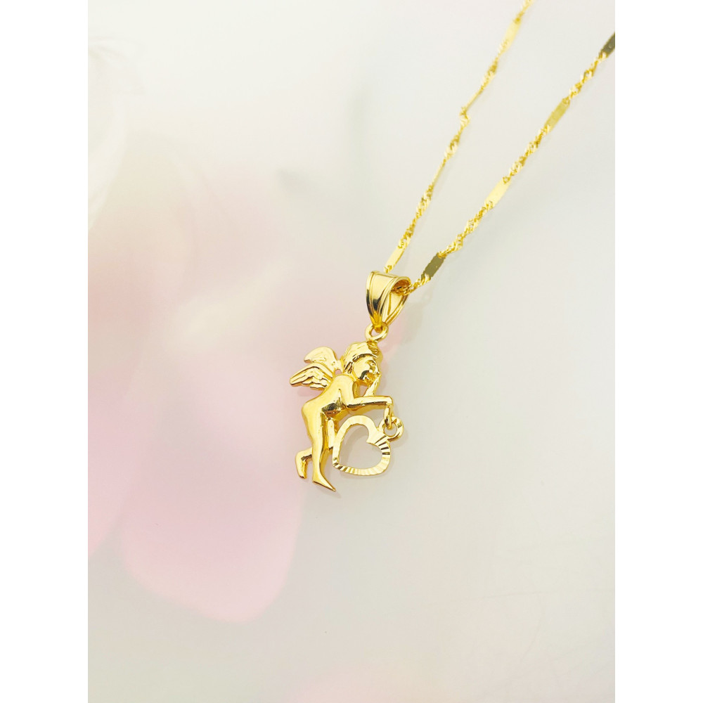 Anhänger Amor Kettenanhänger Gelbgold Goldanhänger 333er 8KT