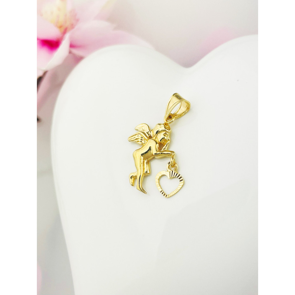 Anhänger Amor Kettenanhänger Gelbgold Goldanhänger 333er 8KT