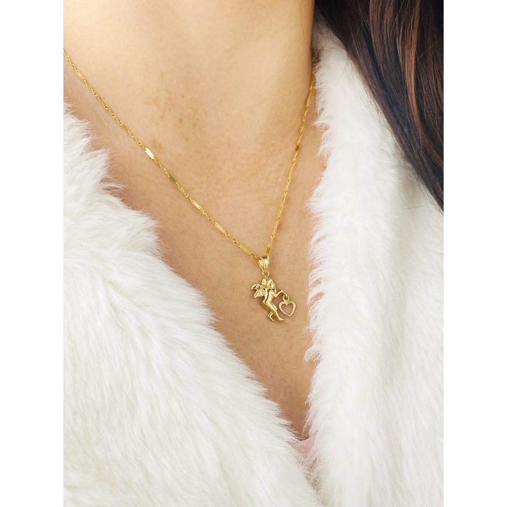 Anhänger Amor Kettenanhänger Gelbgold Goldanhänger 333er 8KT