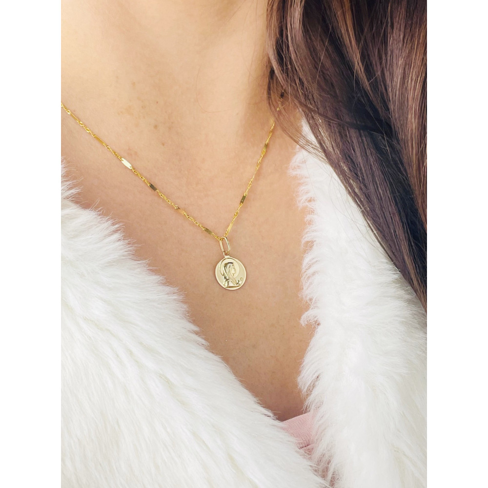 Anhänger Madonna Maria Goldanhänger Erstkommunion 585er 14KT