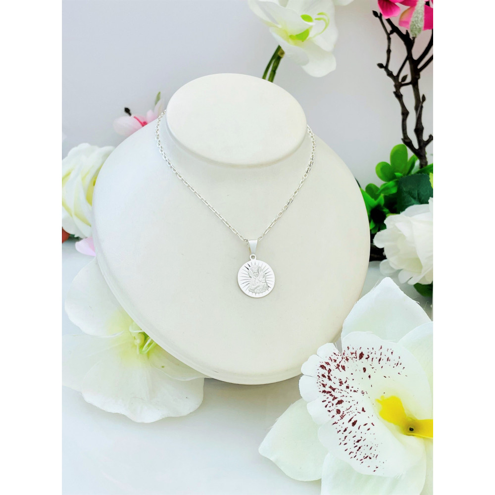 copy of Złoty wisiorek zawieszka rozeta ażurowa