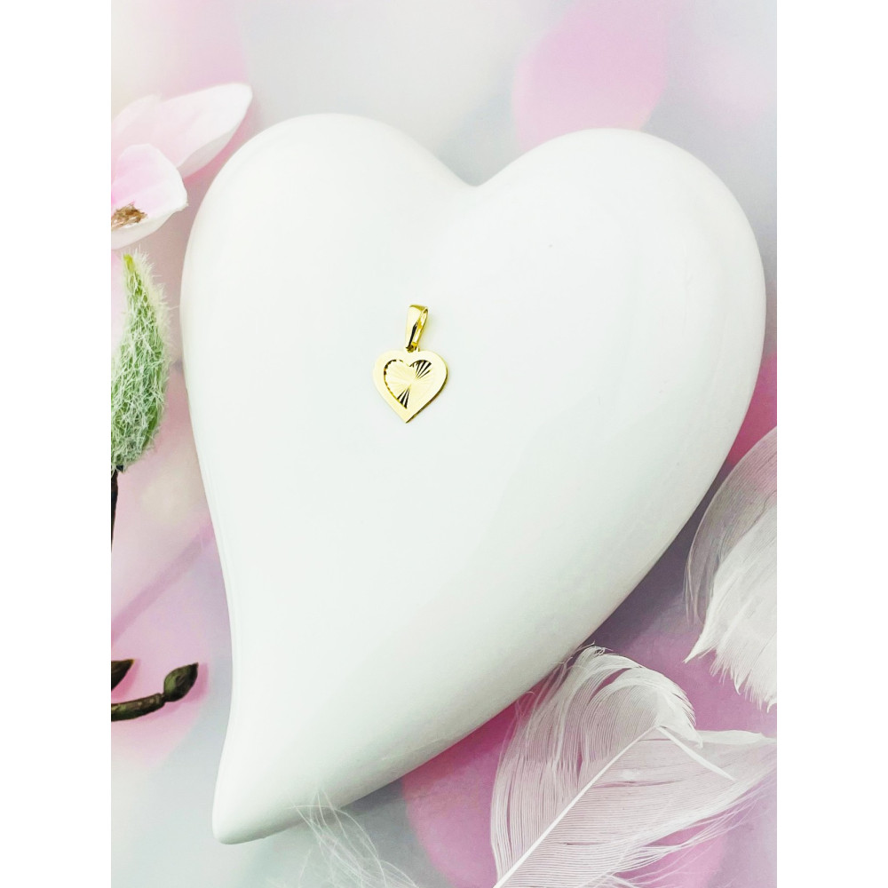 copy of Złoty wisiorek zawieszka rozeta ażurowa