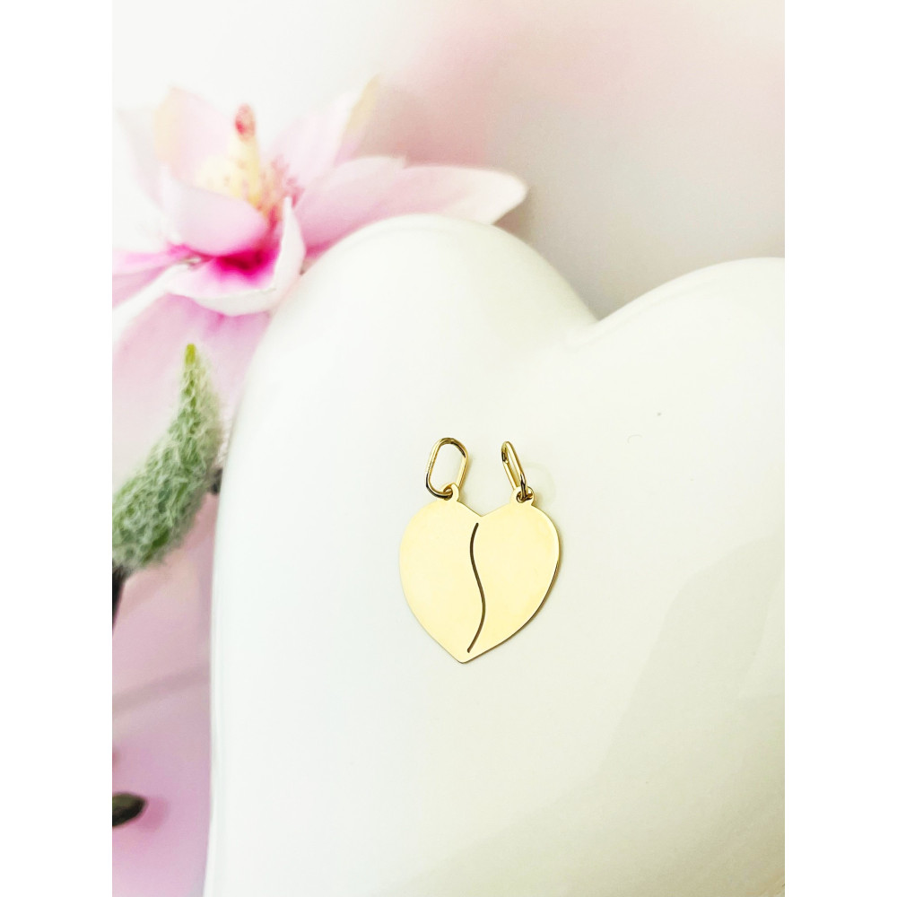 Anhänger Kettenanhänger Gelbgold Goldanhänger Herz Gold 585er 14KT