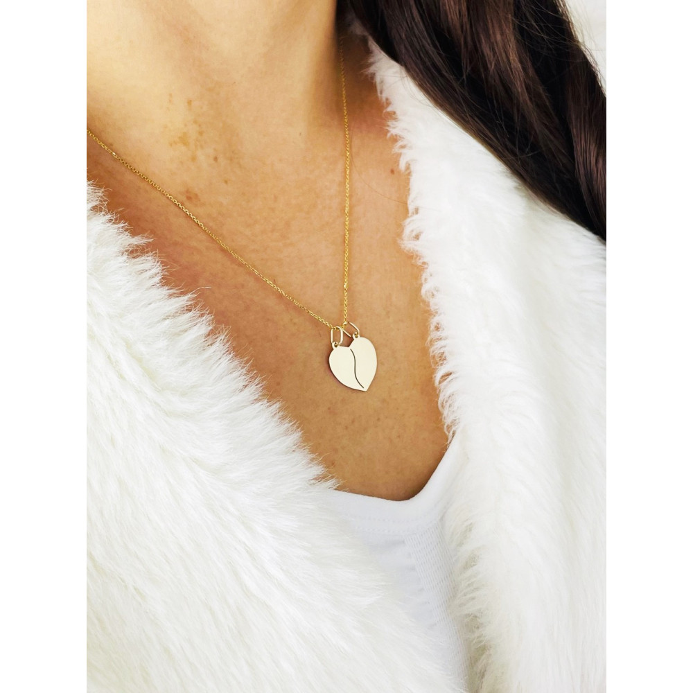 Anhänger Kettenanhänger Gelbgold Goldanhänger Herz Gold 585er 14KT