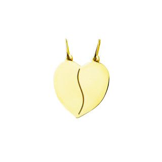 Anhänger Kettenanhänger Gelbgold Goldanhänger Herz Gold 585er 14KT