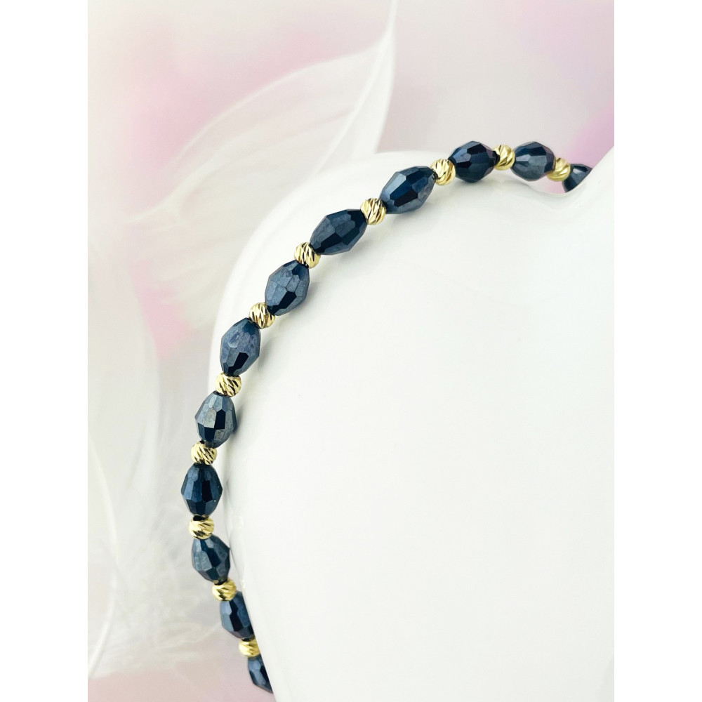 Armband Armkette String Armband goldenen Perlen und Hämatit